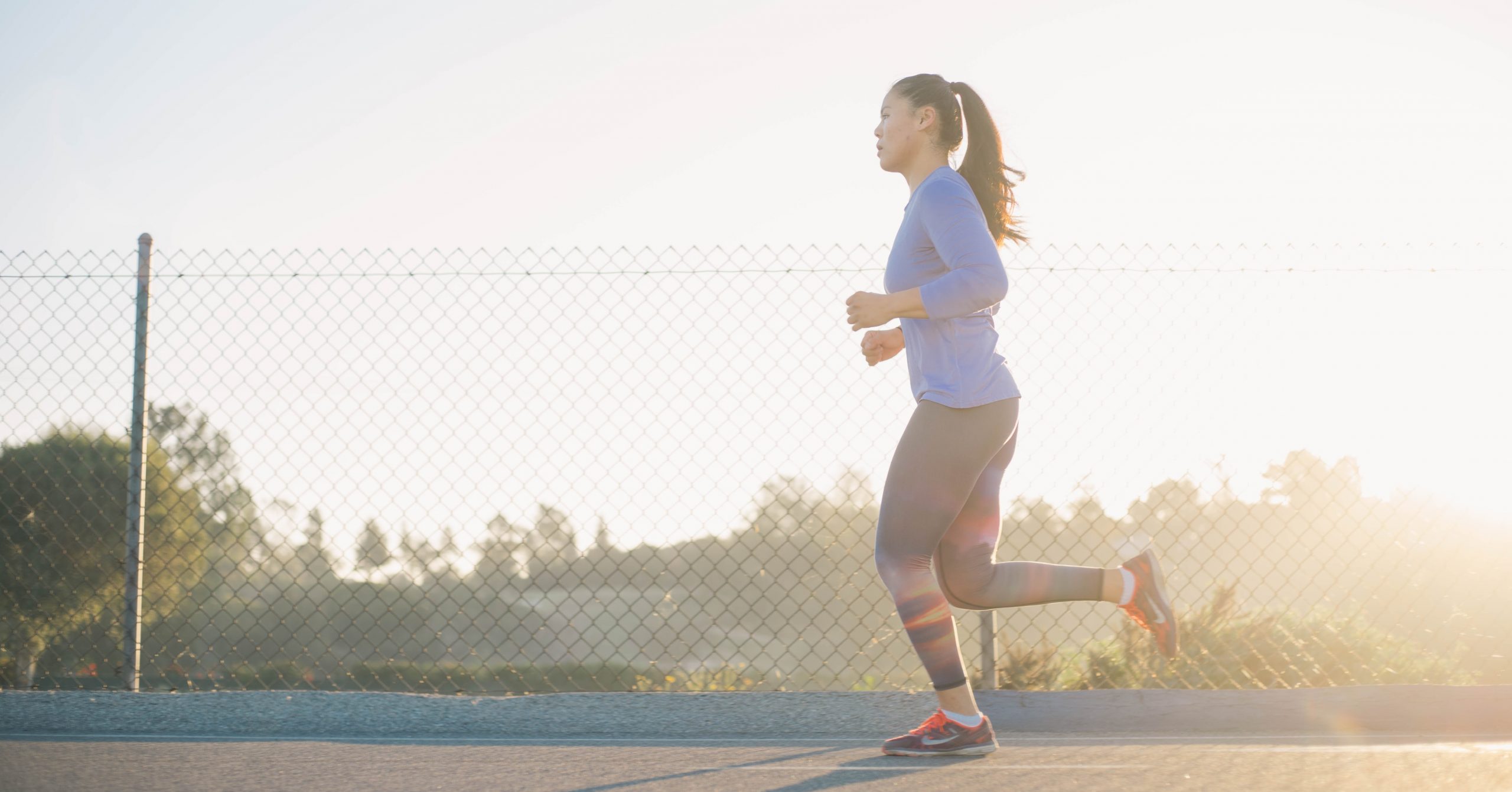 Für Joggen ist es nicht zu spät!