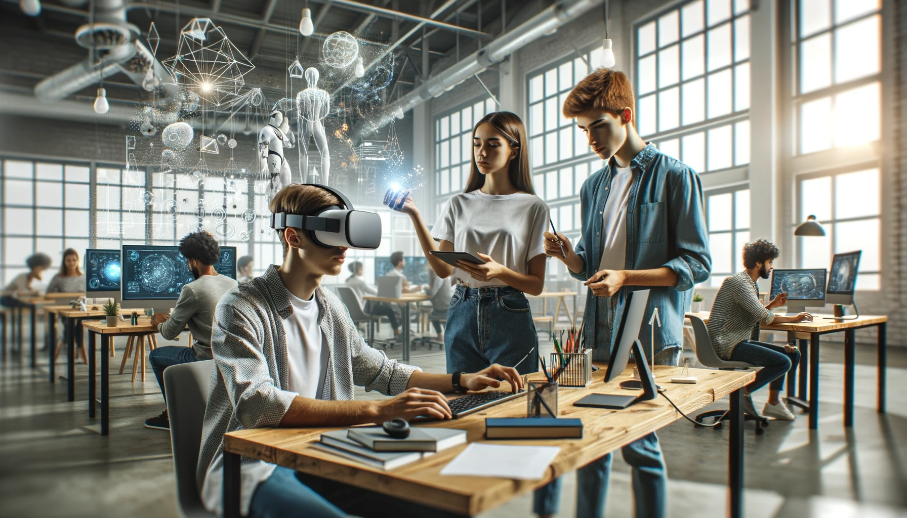Teilnahme an neuen VR-Projekten im Rahmen von INDIS an der DHBW Mannheim im Herbst 2024